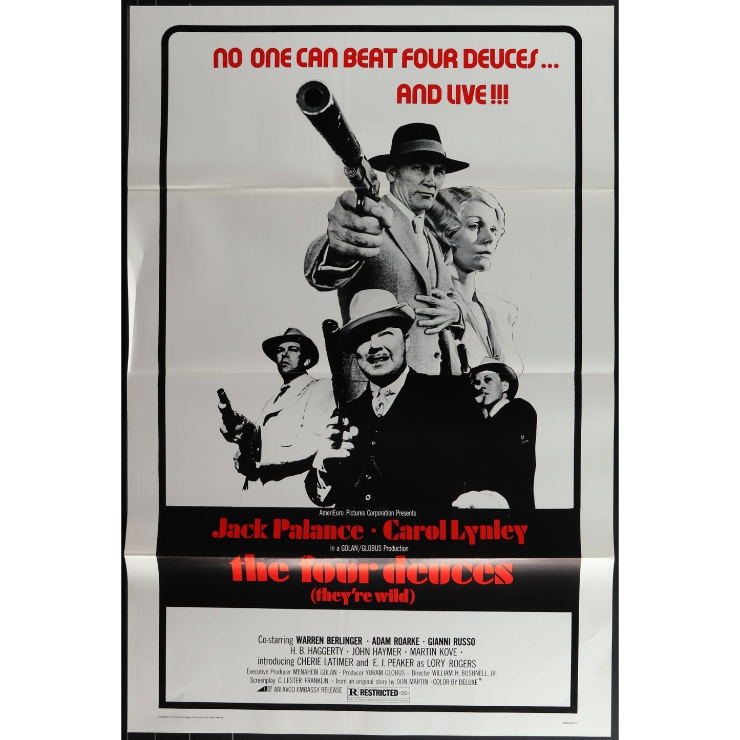 The Four Deuces (1975) Original Movie Poster Folded 27x41 EM8-505