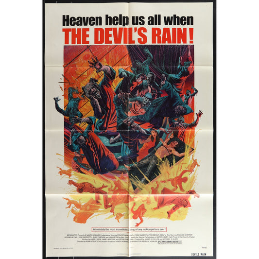 The Devil's Rain (1975) Original Movie Poster Folded 27x41