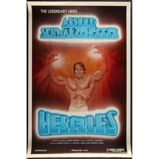 Hercules in New York (1970) Original Movie Poster Rolled 27x41