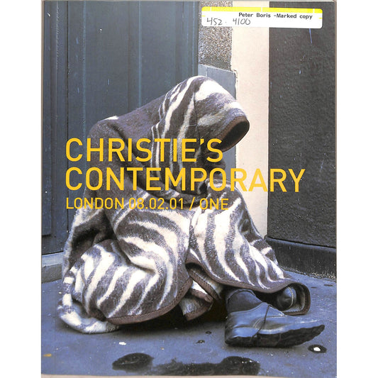 Christie's Contemporary One Art Auction Catalog February 8, 2001