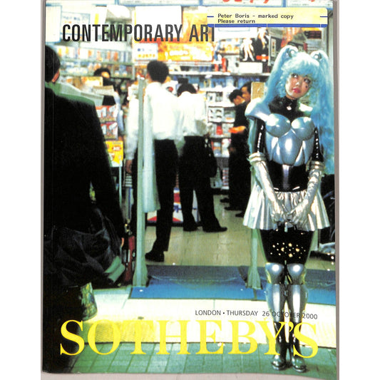 Sotheby's London Contemporary Art Auction Catalog October 26, 2000