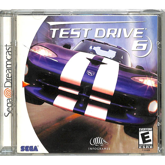 Test Drive 6 (1999) Sega Dreamcast Disc in Original Case