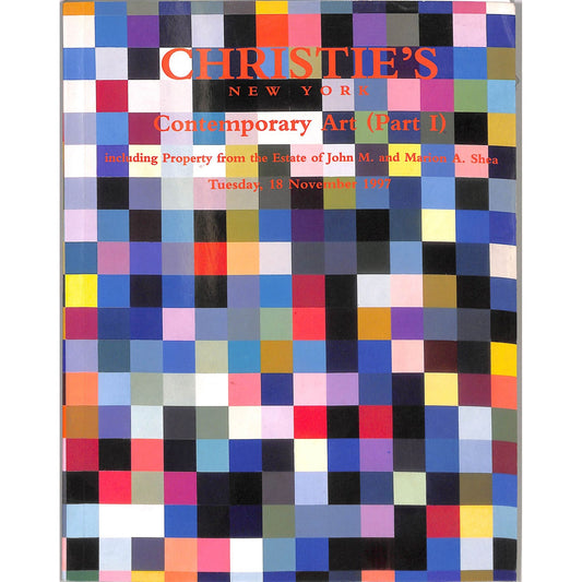 Christie's Contemporary Art Auction Catalog November 18, 1997