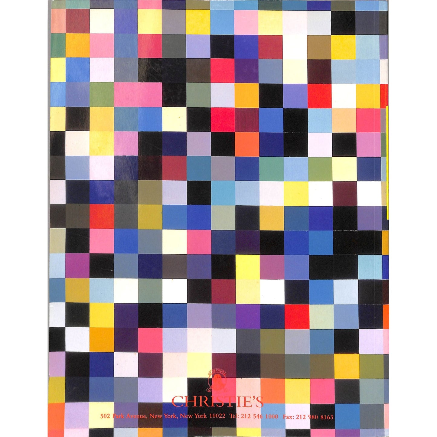 Christie's Contemporary Art Auction Catalog November 18, 1997