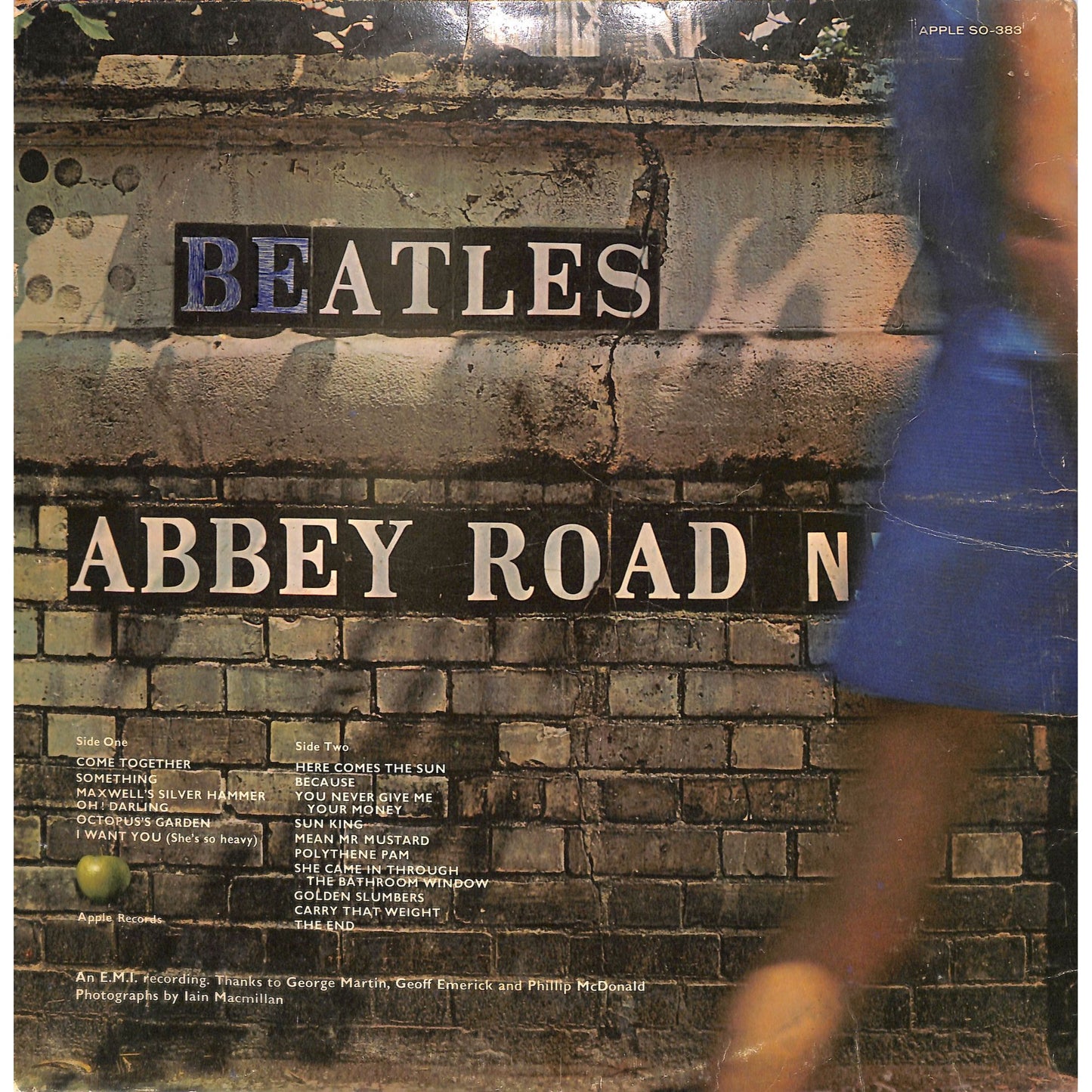 The Beatles - Abbey Road Vinyl Record SO-383