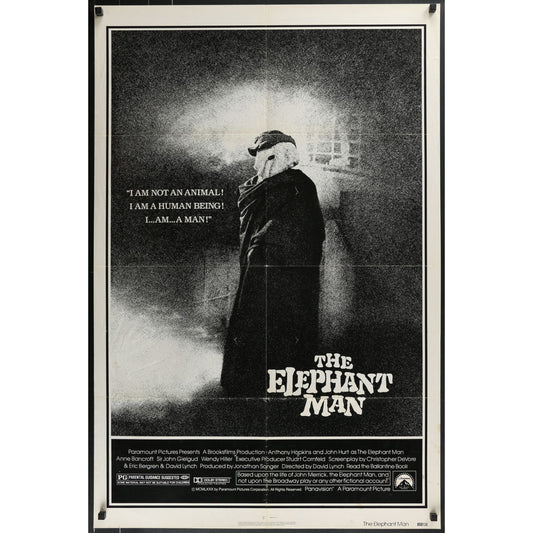 The Elephant Man (1980) Original Folded Movie Poster 27x40