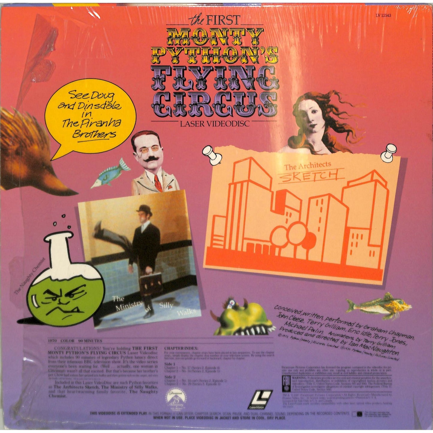 Monty Python's Flying Circus (1969-1974) Laserdisc