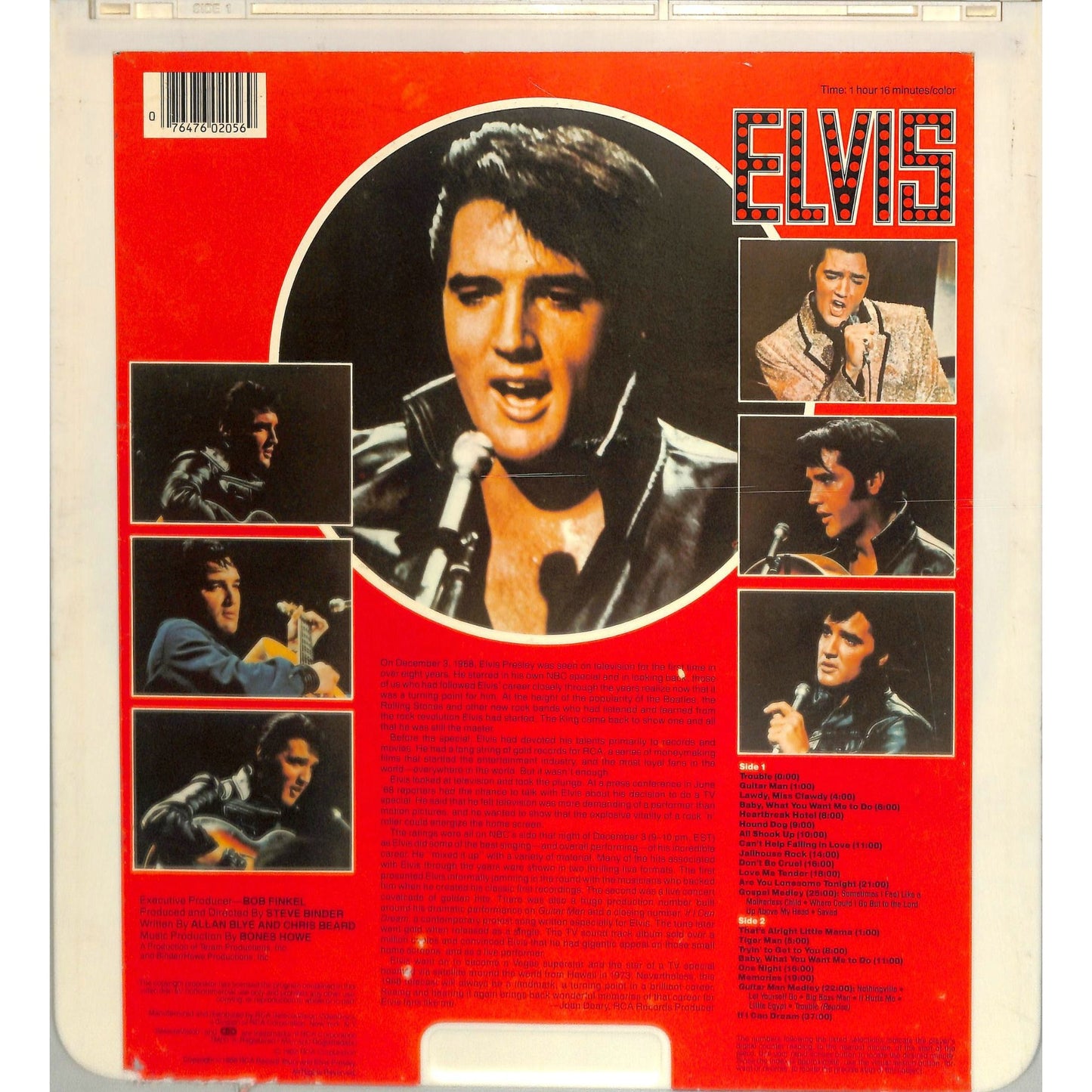 Elvis (1968) Vintage CED Videodisc