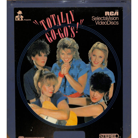 Totally Go-Go's (1982) Vintage CED RCA SelectaVision Videodisc TESTED WORKING