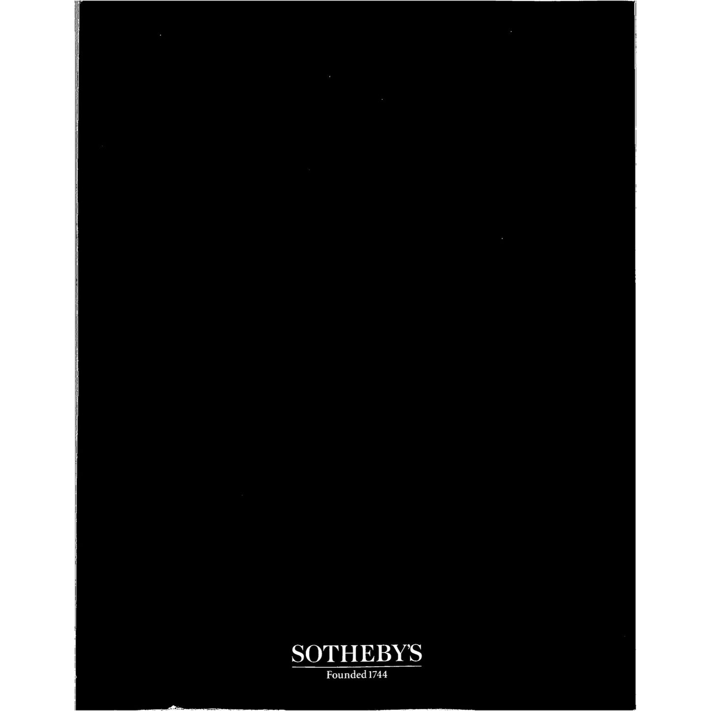 Sotheby’s Impressionist and Modern Art Catalog, 13 May 1998