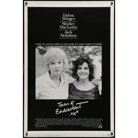 Terms of Endearment (1983) Original Movie Poster Rolled 27x40
