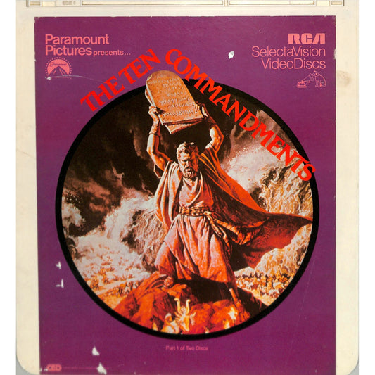 The Ten Commandments (1956) Vintage CED Videodisc