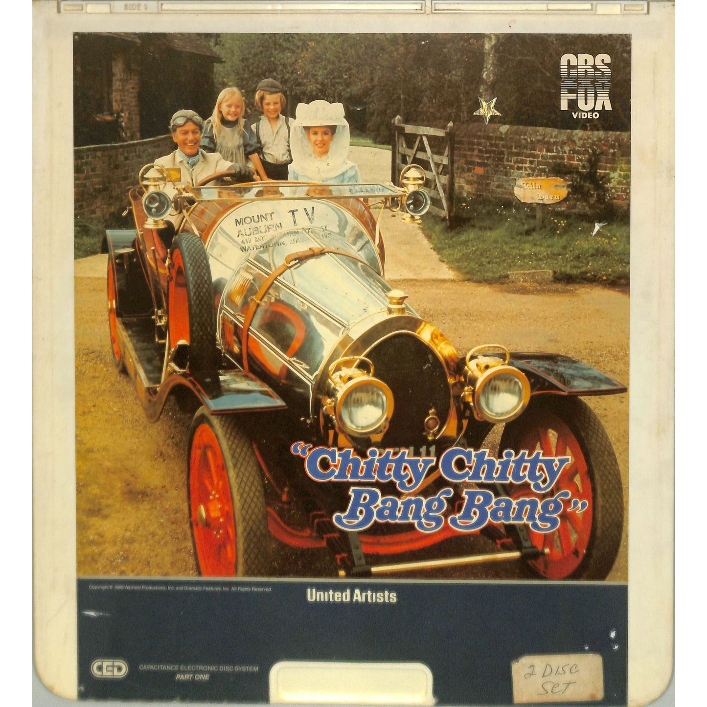 Chitty Chitty Bang Bang (1968) Vintage Double CED Videodisc