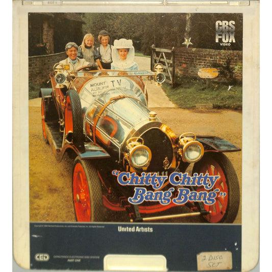 Chitty Chitty Bang Bang (1968) Vintage Double CED Videodisc