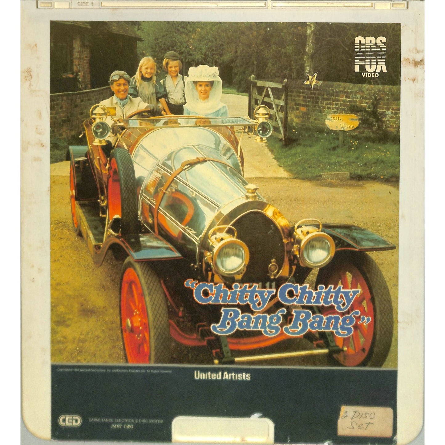 Chitty Chitty Bang Bang (1968) Vintage Double CED Videodisc