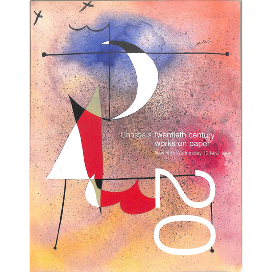 Christie's 20th Century Works on Paper Auction Catalog May 13, 1998