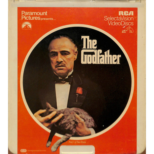 The Godfather Part 1 & 2 (1972) CED RCA SelectaVision Videodisc TESTED WORKING