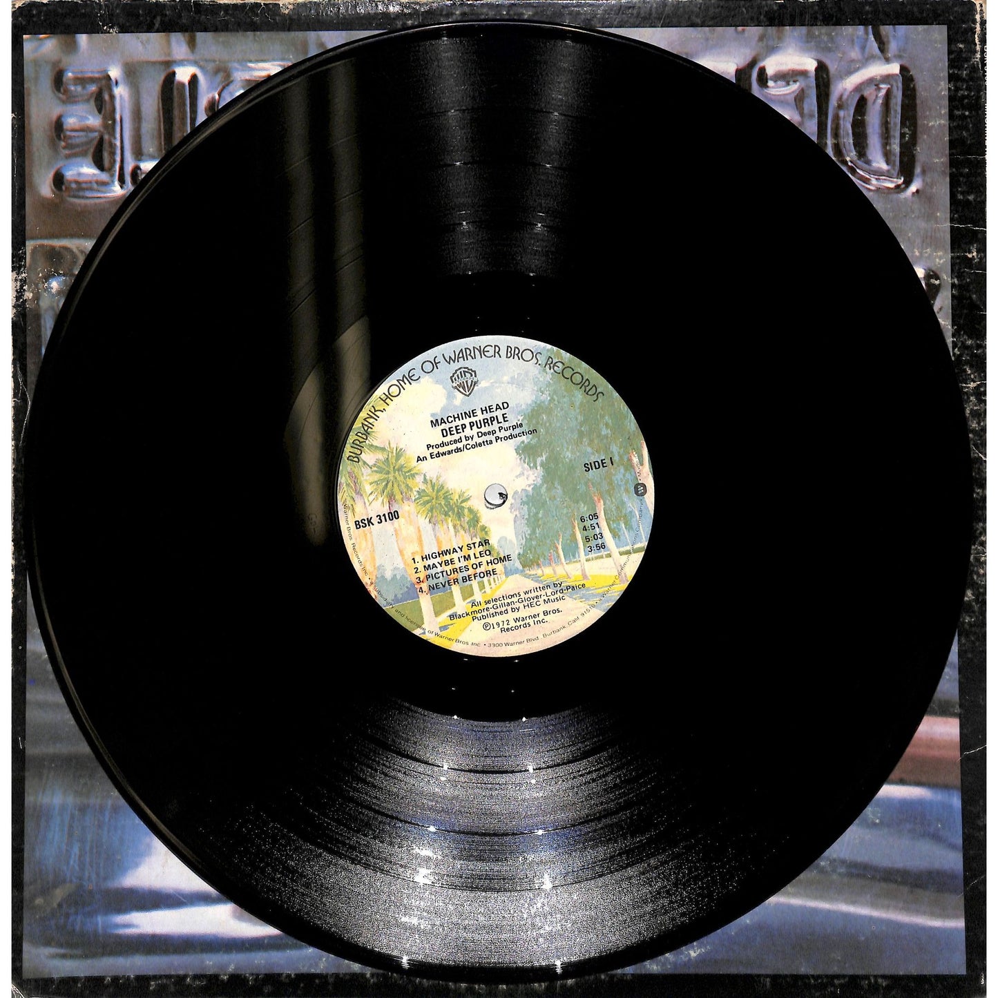 Deep Purple - Machine Head Vinyl Record BSK 3100
