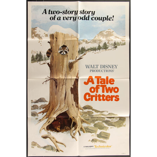 A Tale of Two Critters (1977) Original Movie Poster Folded 27x41