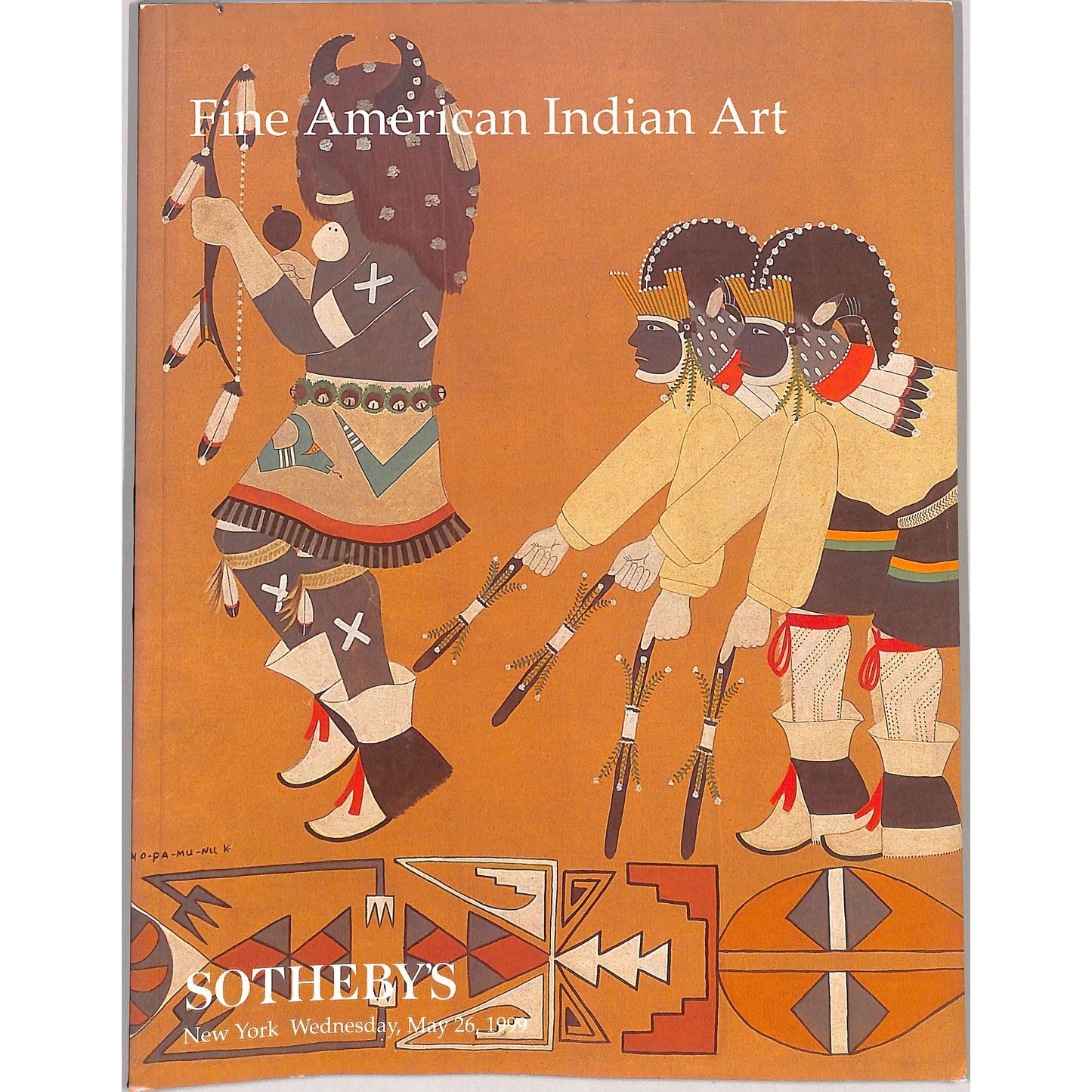Sotheby's Fine American Indian Art Auction Catalog May 26, 1999