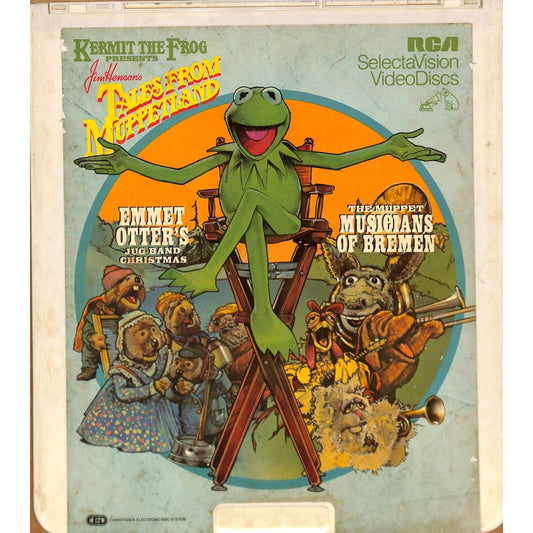 Tales From Muppet land (1974) CED RCA SelectaVision Videodisc TESTED WORKING