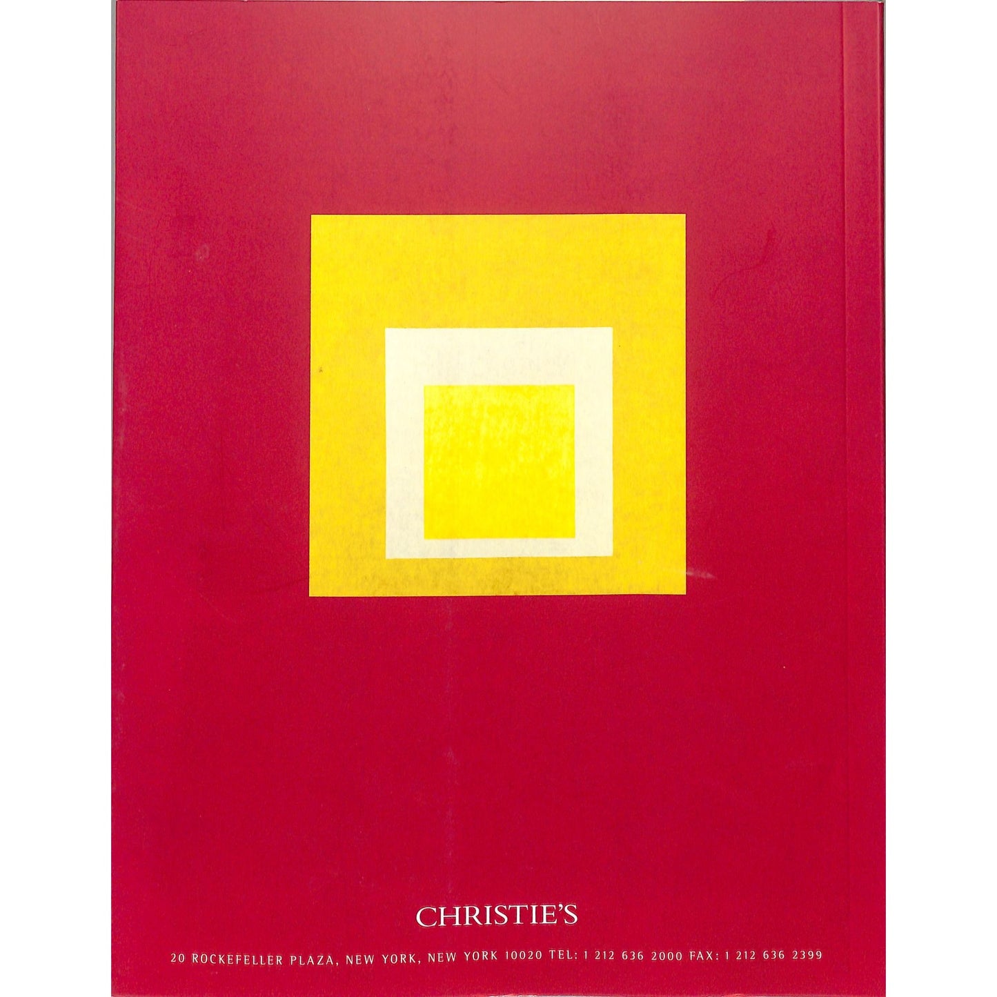 Christie's Post War Art Auction Catalog May 17, 2001