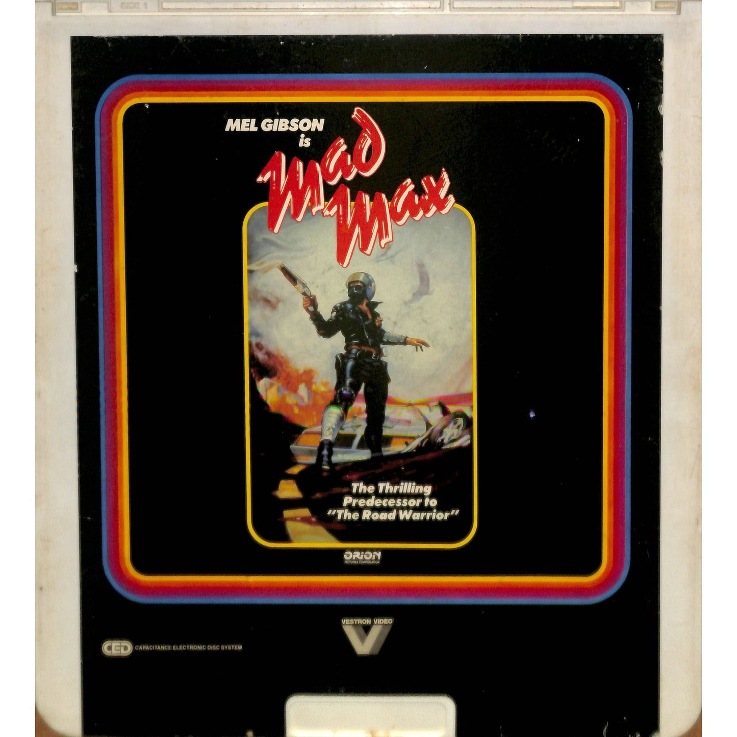 Mad Max (1979) Vintage CED RCA SelectaVision Videodisc TESTEDWORKING