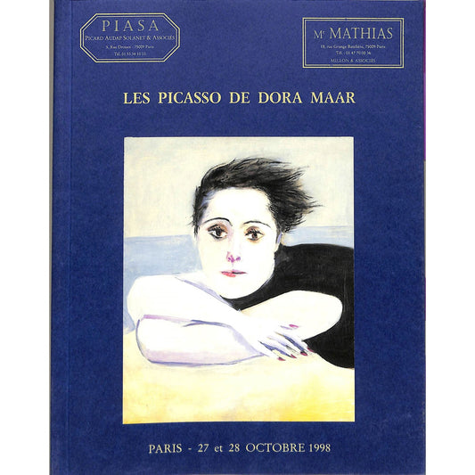Les Picaso De Dora Maar 27-28 October 1998 Art Catalog