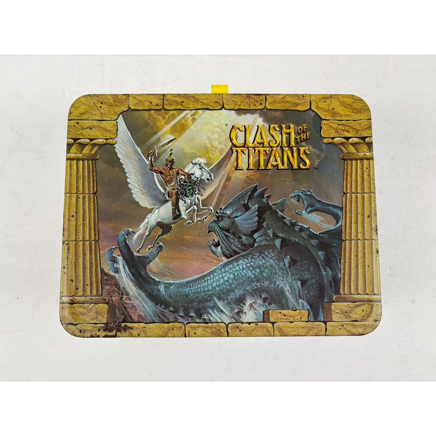 Clash of the Titans Vintage Metal Thermos Lunchbox