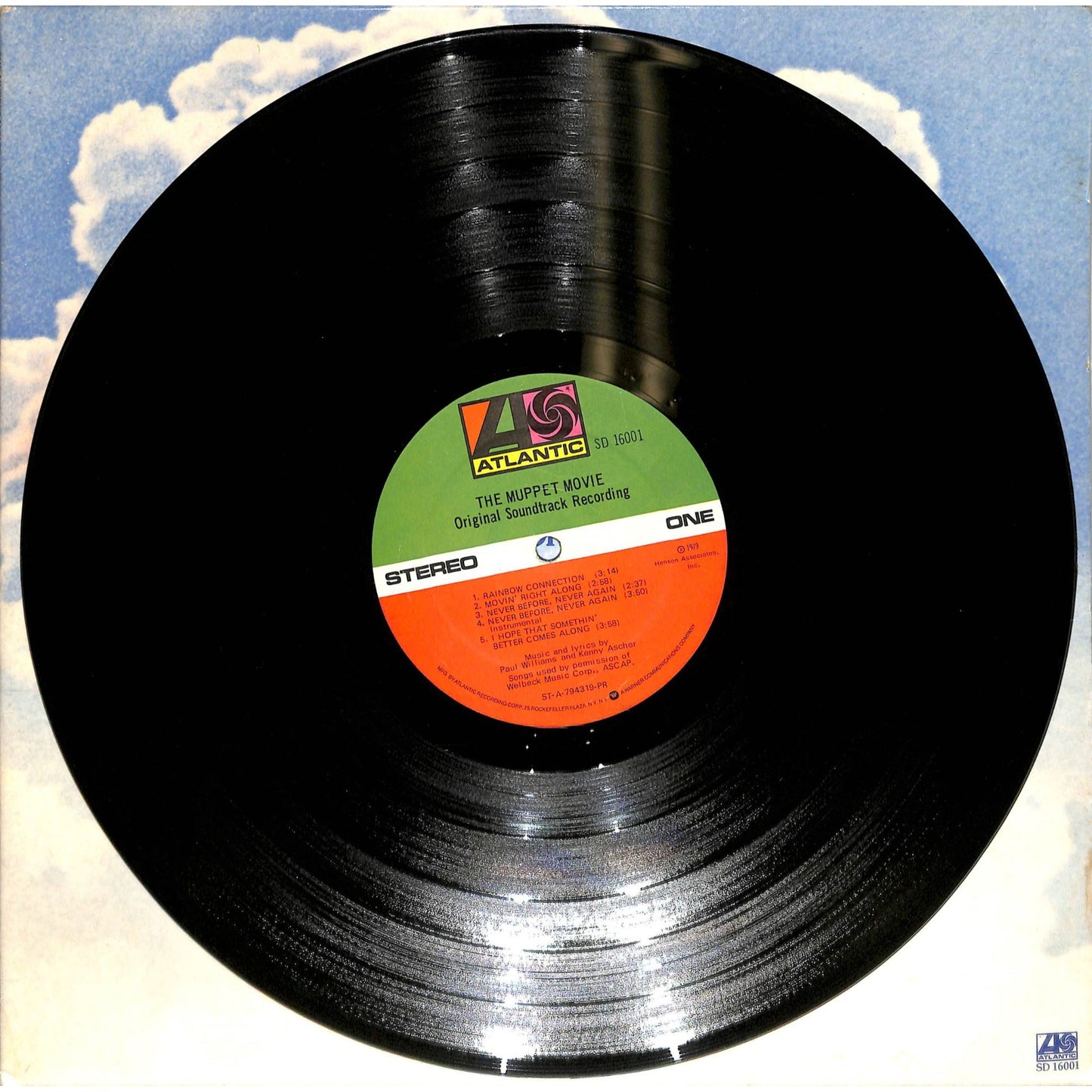 The Muppet Movie OST (1979) Vinyl Record SD 16001