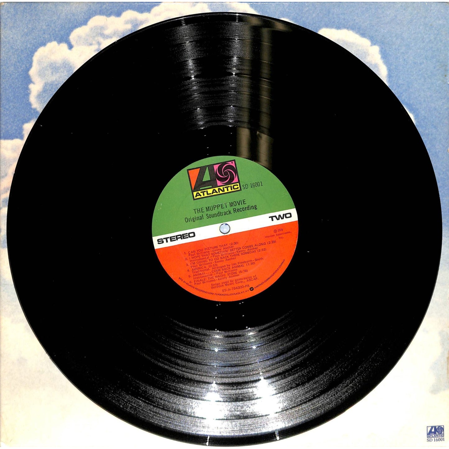 The Muppet Movie OST (1979) Vinyl Record SD 16001