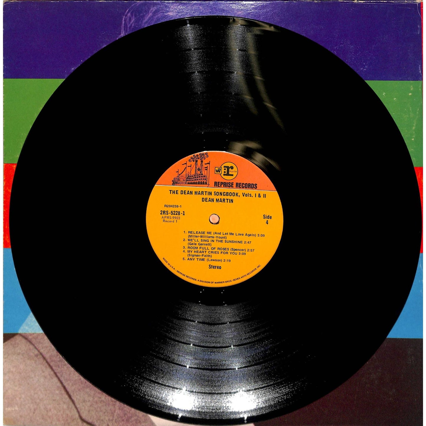 The Dean Martin Songbook, Vols I & II (1970) 2LP Vinyl Record 2RS-5228