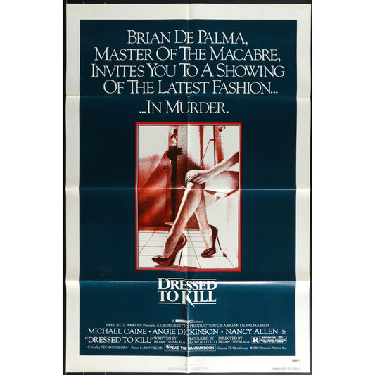 Dressed to Kill (1980) Original Movie Poster 27x41