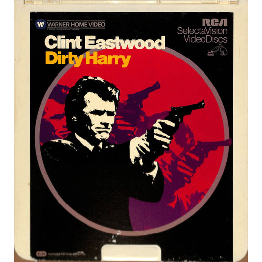 Dirty Harry (1971) Vintage CED Videodisc TESTED WORKING