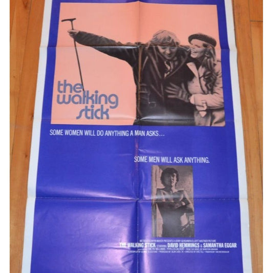 The Walking Stick (1970) Original Movie Poster Folded 27x41