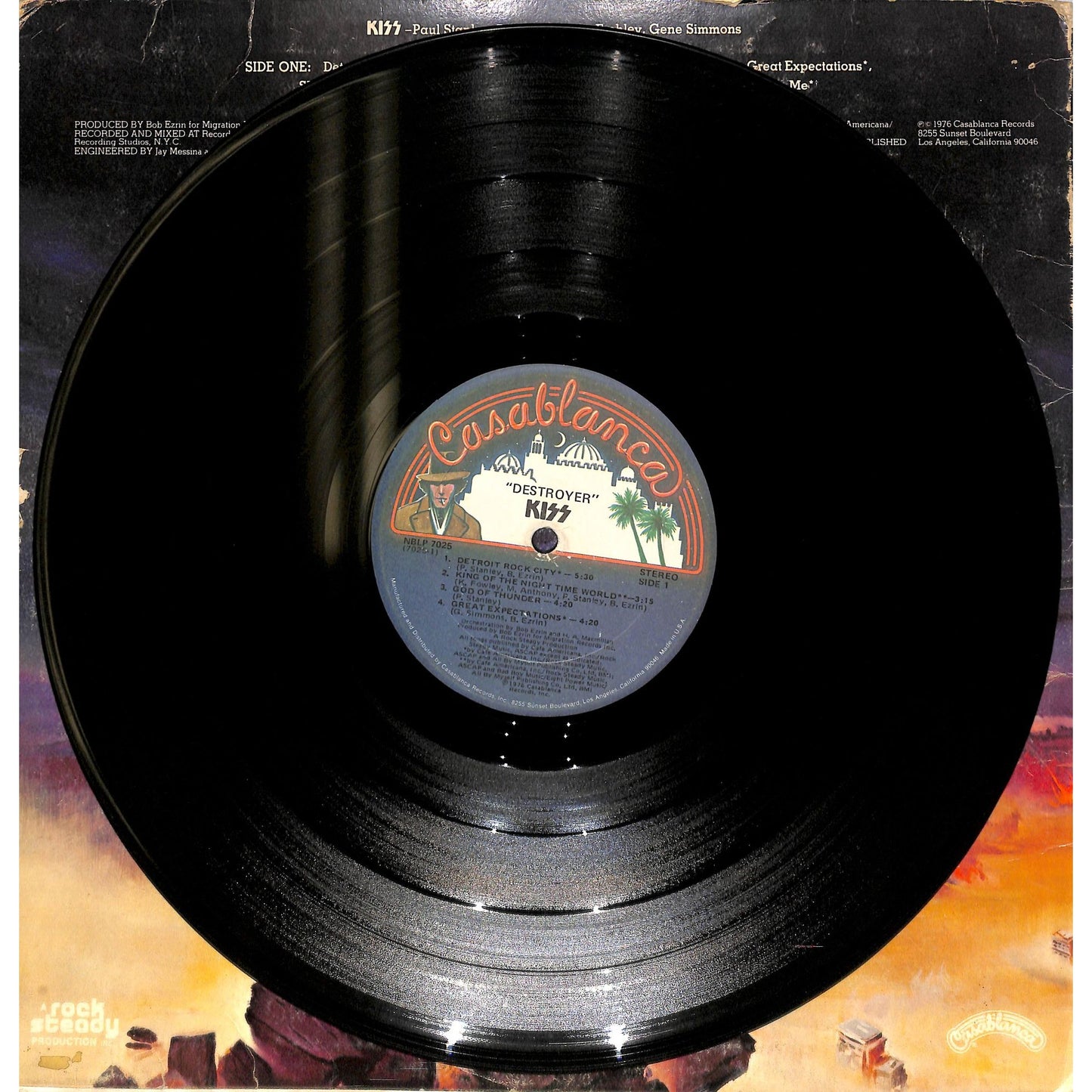 Kiss - Destroyer Vinyl Record NBLP 7025