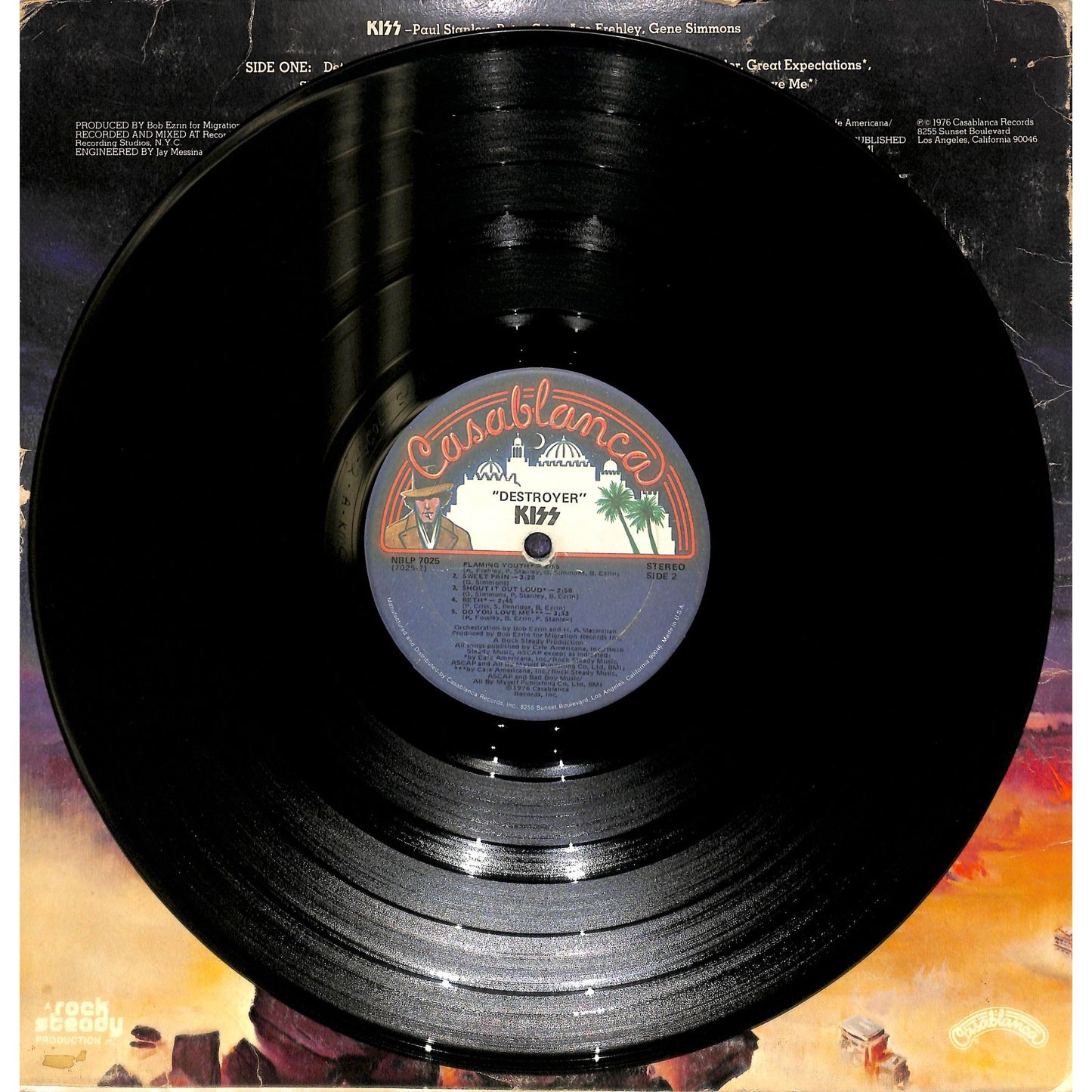 Kiss - Destroyer Vinyl Record NBLP 7025