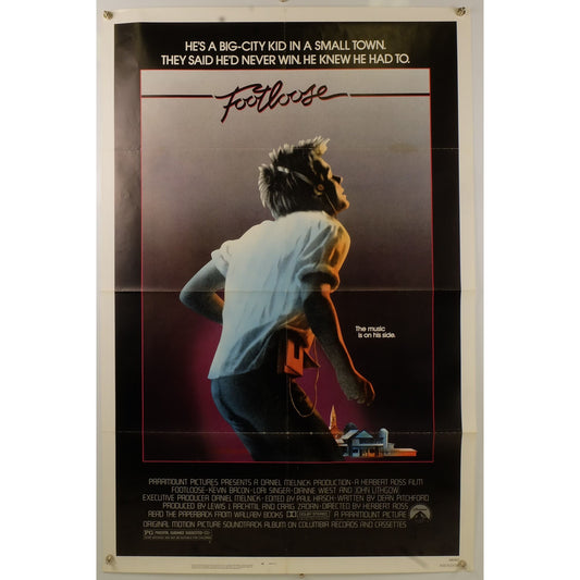 Footloose (1984) Original Movie Poster Folded 27x41