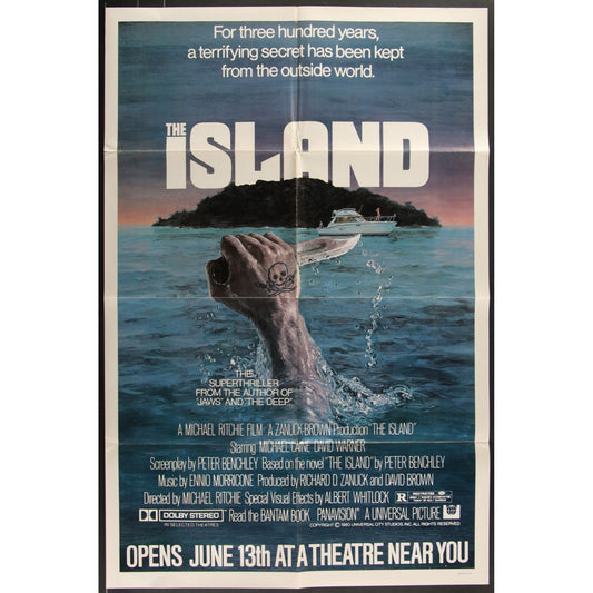 The Island (1980) Original Movie Poster Folded 27x41