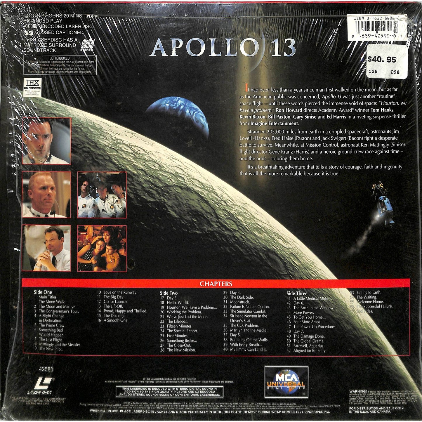 Apollo 13 (1995) Laserdisc Video
