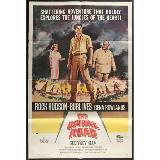 The Spiral Road (1962) Original Movie Poster Folded 27x41