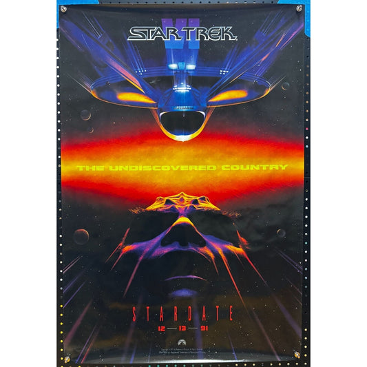 Star Trek VI: The Undiscovered Country (1991) Original Rolled Poster 27x40