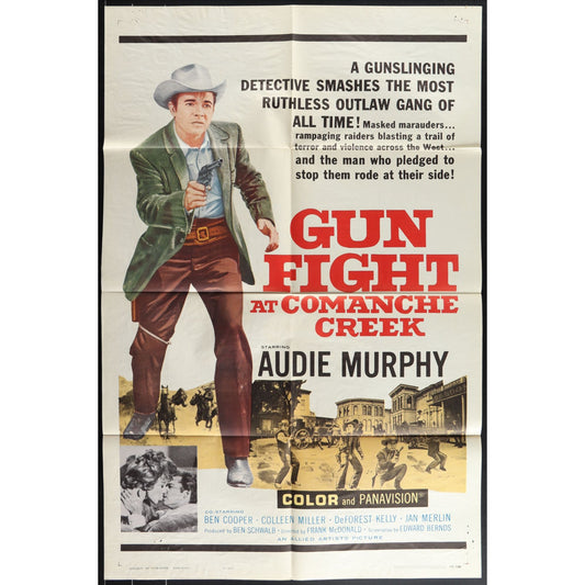 Gunfight at Comanche Creek (1963) Original Movie Poster 27x41