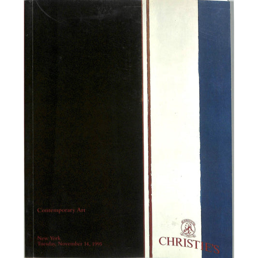 Christie's Contemporary Art Auction Catalog 1995