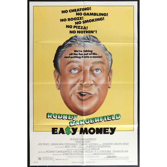 Easy Money (1983) Original Movie Poster Folded 27x41