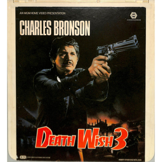Death Wish 3 (1985) Vintage CED Videodisc