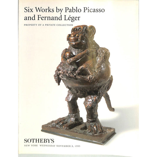 Sotheby's Six works by Pablo Picasso Auction Catalog November 8, 1995