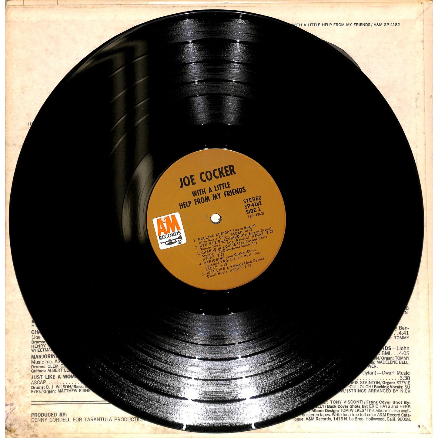 Joe Cocker - With a Little Help from My Friends Vinyl Record SP 4182