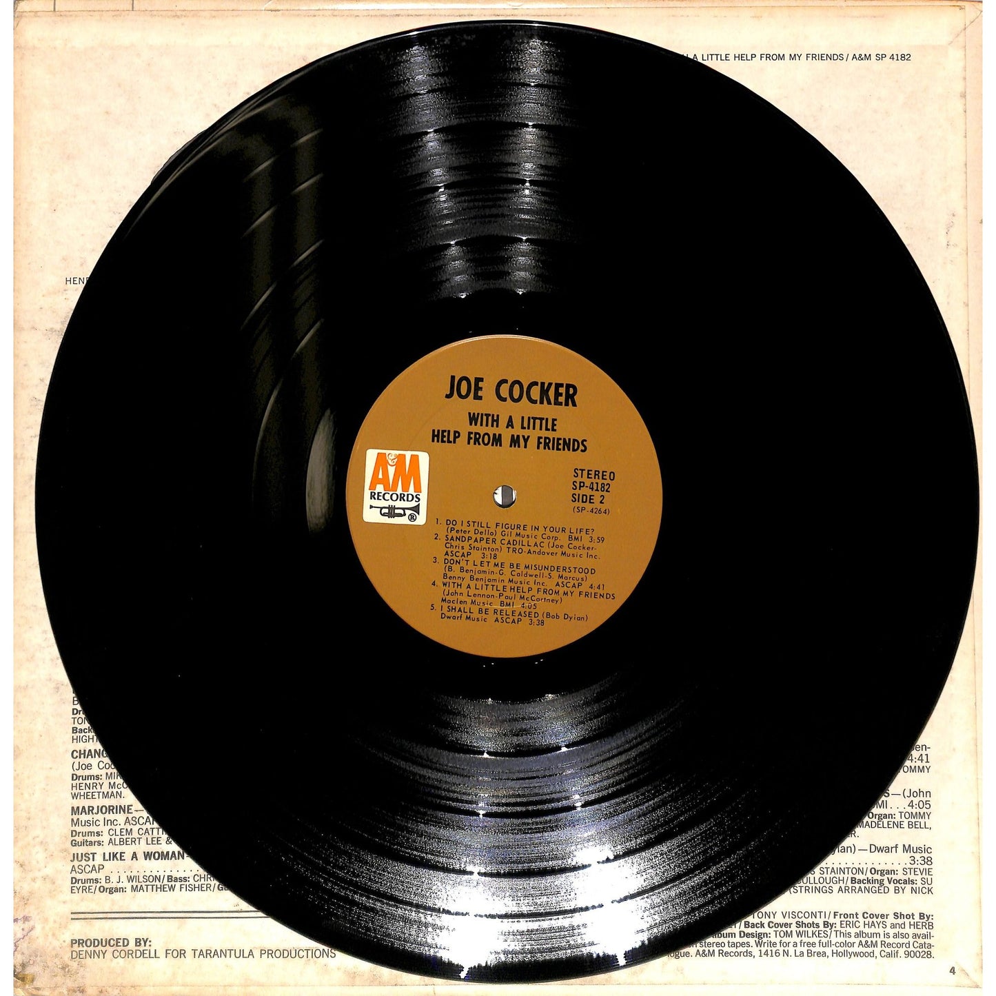 Joe Cocker - With a Little Help from My Friends Vinyl Record SP 4182