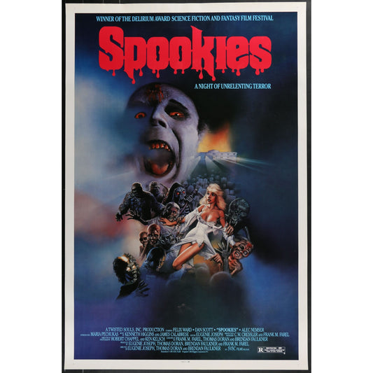 Spookies (1986) Original Single-sided Movie Poster Rolled 27x40